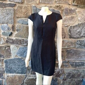 Coast silk blend short cup sleeve dress size small